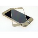 Echt Glas Schutzfolie für Apple Iphone 6 Plus 5,5" Klar in Gold 